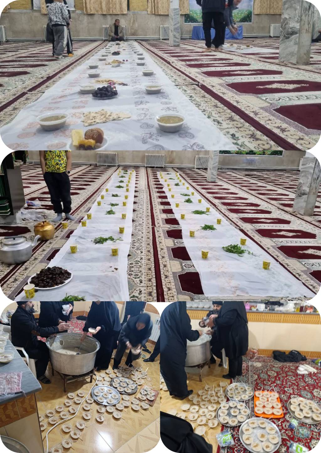 گزارش تصویری سفره افطاری ساده.