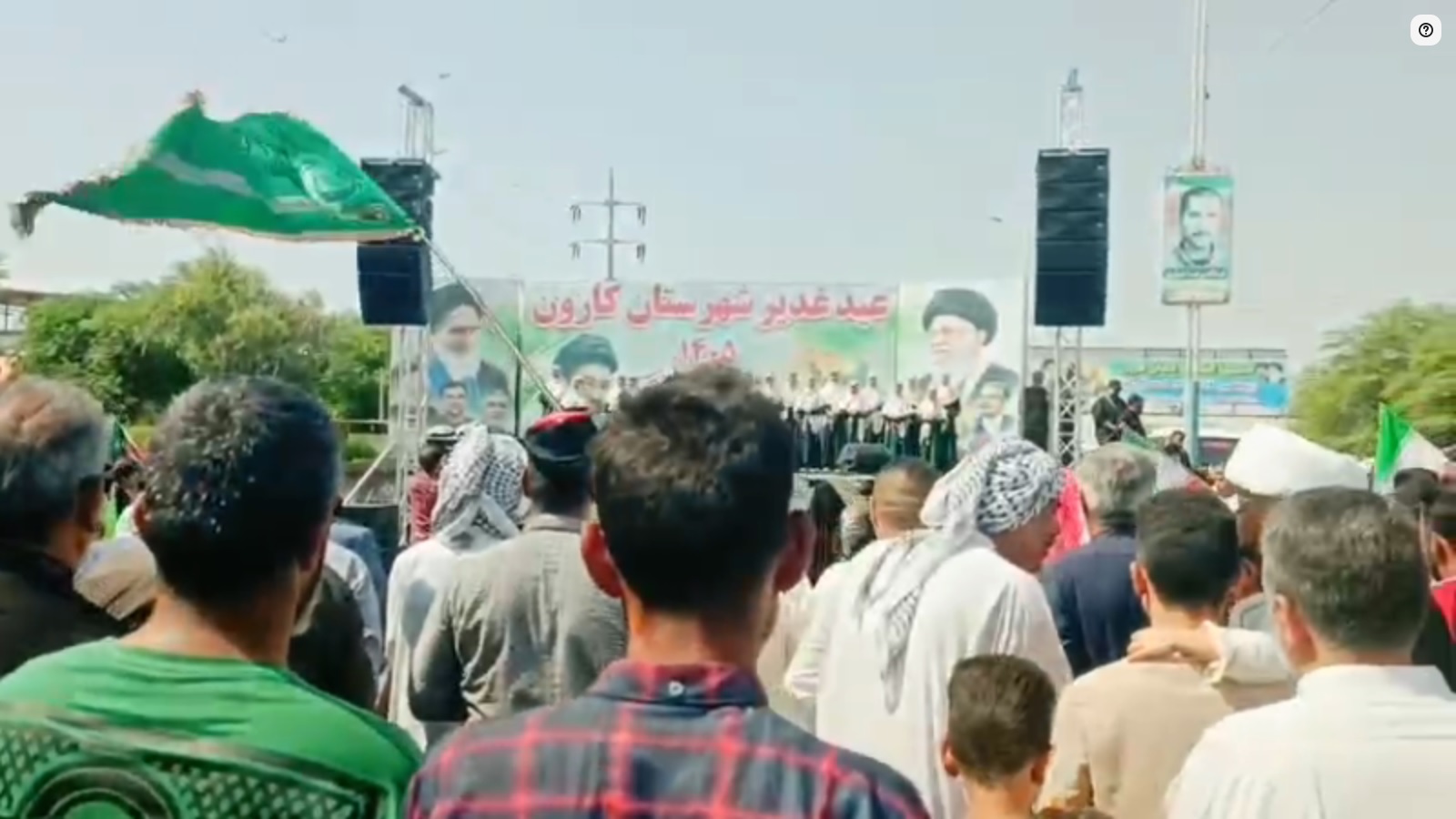 مردم شهرستان کارون به استقبال عاشورا رفتند
