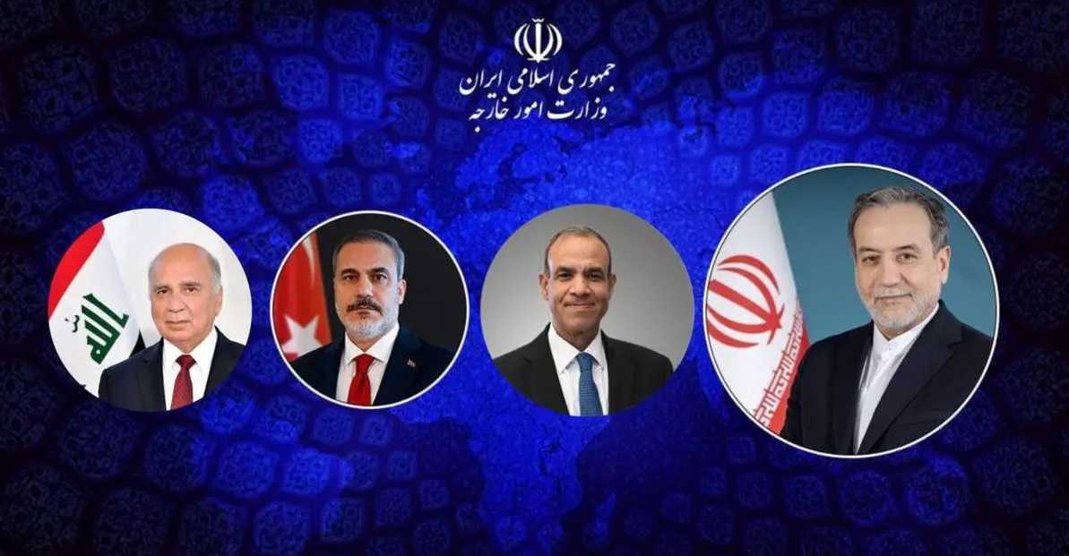 رایزنی عراقچی با وزرای خارجه ترکیه، عراق و مصر درباره تفاهم اسلام‌آباد 