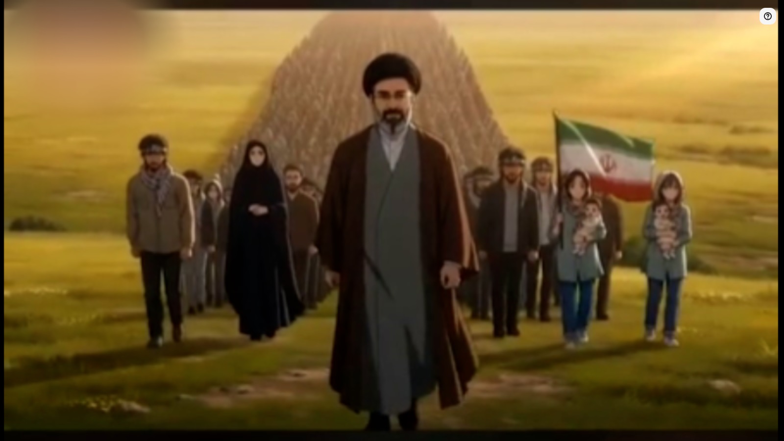 نماهنگ فرانسوی در حمایت از ایران