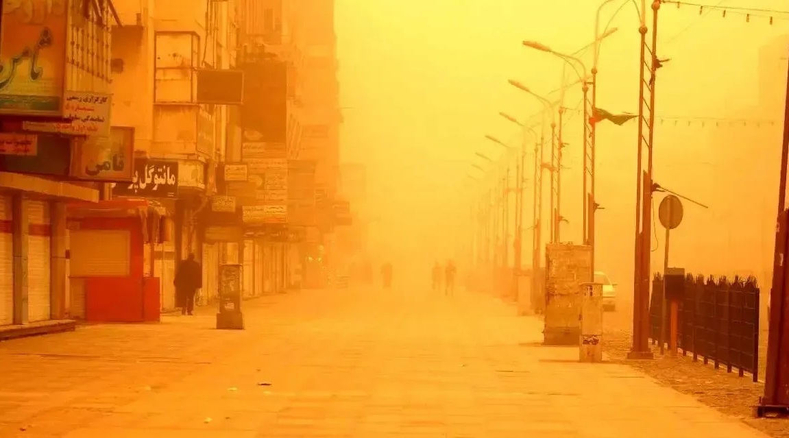هشدار نارنجی گردوغبار در کرمان